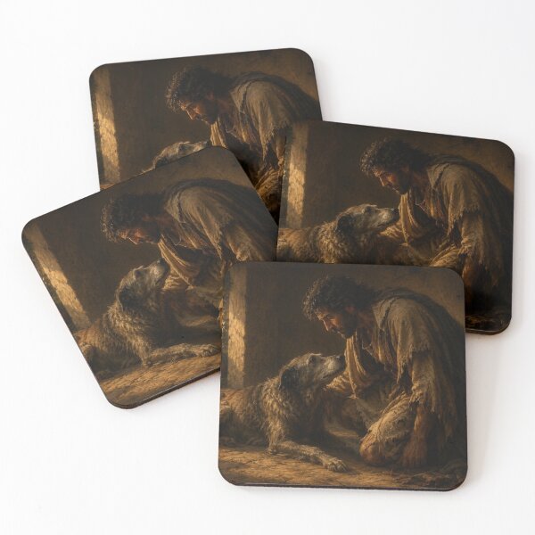 Item preview, Only the Dog Knew Him — Odysseus and Argos Greek Mythology Painting | History Shapers designed and sold by Tinylegends.