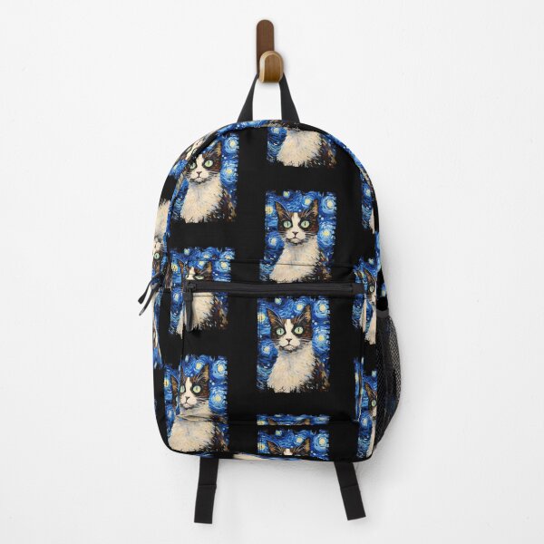 Item preview, Funny Snowshoe Cat Starry Night Illustration Mom Dad Kids designed and sold by rafaeltto.
