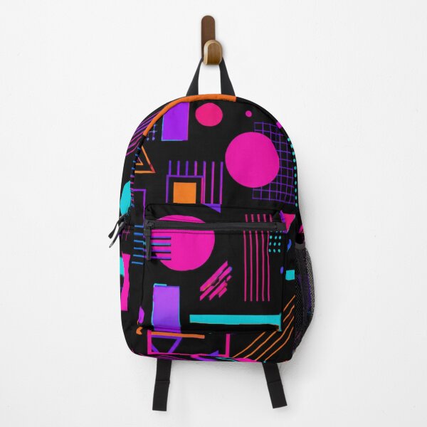 Item preview, Retro Geometric Pattern Memphis Style 90s Neon designed and sold by JonelleTshirts.