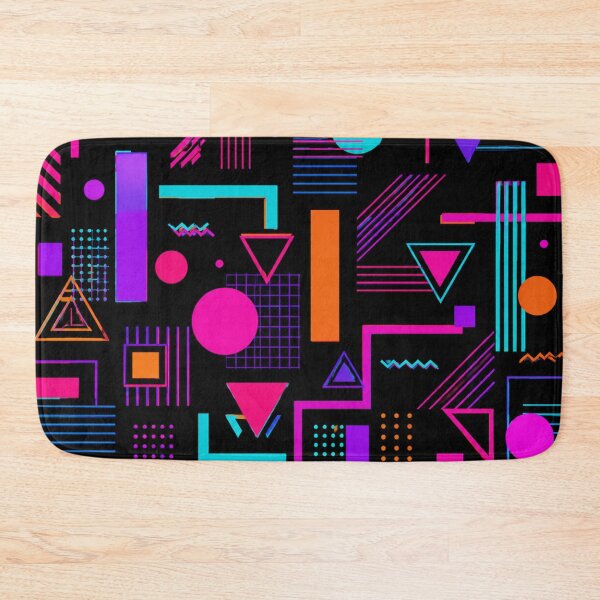 Item preview, Retro Geometric Pattern Memphis Style 90s Neon designed and sold by JonelleTshirts.
