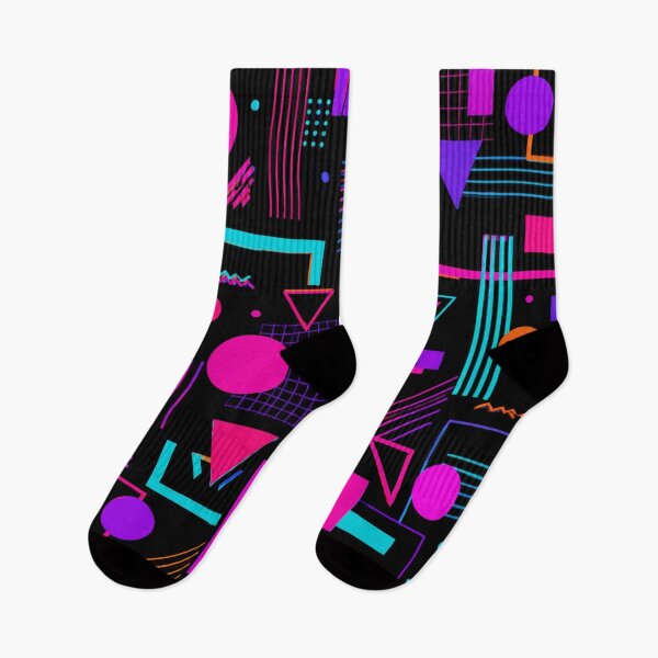 Item preview, Retro Geometric Pattern Memphis Style 90s Neon designed and sold by JonelleTshirts.