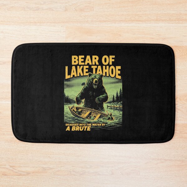 Item preview, Monster From Lake Tahoe – Retro Cryptid Horror Movie Poster Inspired designed and sold by Milasneeze.
