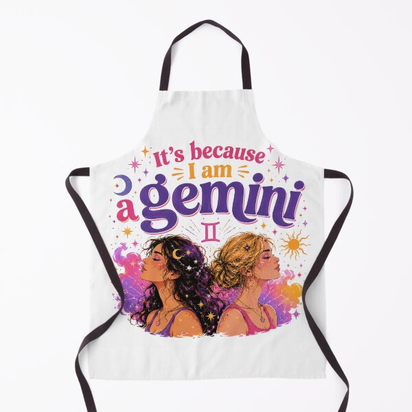Item preview, It's Because I Am a Gemini  Colorful Zodiac Twins Astrology Design designed and sold by Lorevia Style.