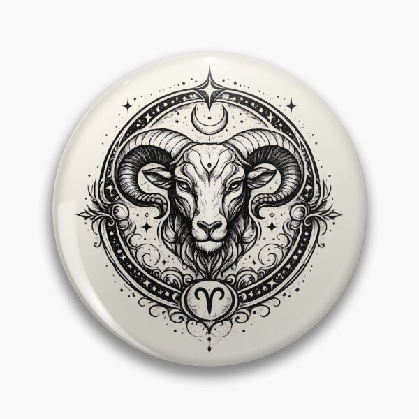 Item preview,  Daily horoscopes, "Aries" Zodiac Art Nouveau  designed and sold by MusesWhispers.