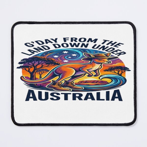 Item preview, G'Day From The Land Down Under - Aussie Kangaroo designed and sold by MAJCO-ART.