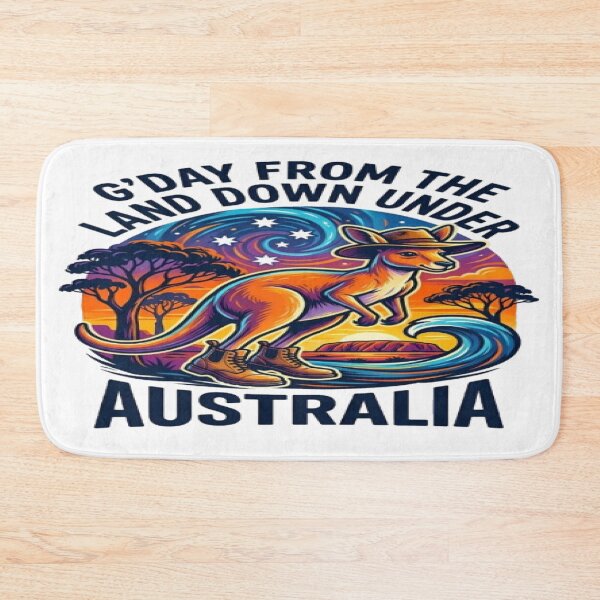 Item preview, G'Day From The Land Down Under - Aussie Kangaroo designed and sold by MAJCO-ART.