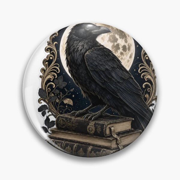 Item preview, Midnight Raven Library designed and sold by StickyGuys.