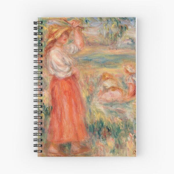 Item preview, Woman in Red Dress Garden Landscape designed and sold by artofuniverse.