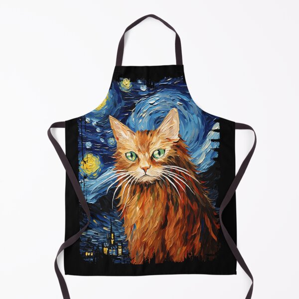 Item preview, Funny Somali Cat Starry Night Illustration Mom Dad Kids designed and sold by rafaeltto.