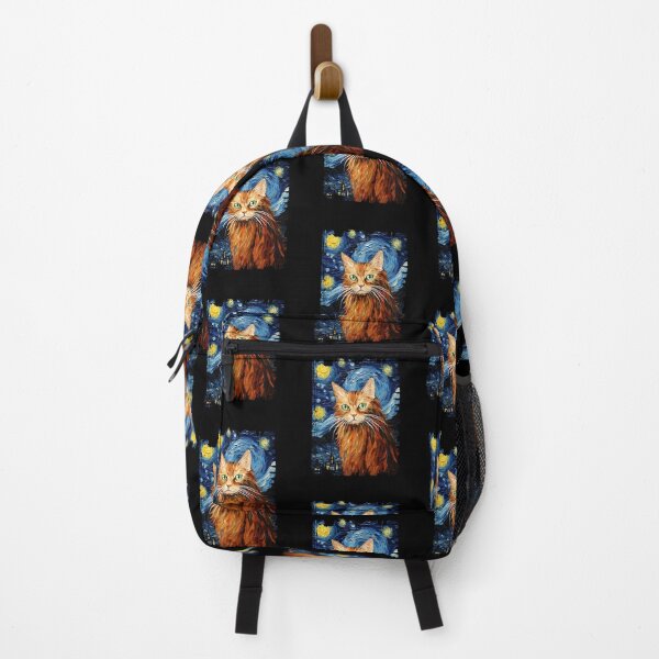 Item preview, Funny Somali Cat Starry Night Illustration Mom Dad Kids designed and sold by rafaeltto.