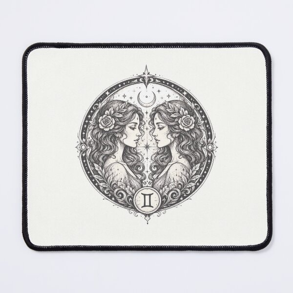 Item preview, Daily horoscopes, "Gemini" Zodiac Art Nouveau designed and sold by MusesWhispers.