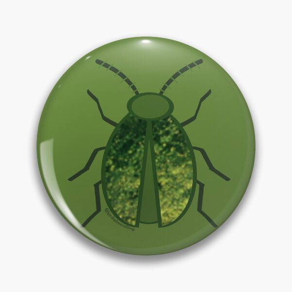 Item preview, Green Shiny Beetle designed and sold by birdiebeacrafts.