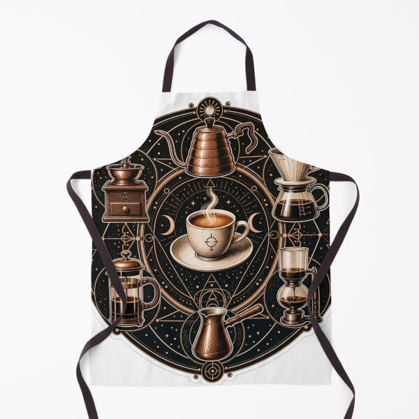 Item preview, Vintage Coffee Ritual Alchemy Circle designed and sold by StickyGuys.
