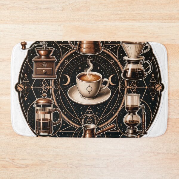 Item preview, Vintage Coffee Ritual Alchemy Circle designed and sold by StickyGuys.