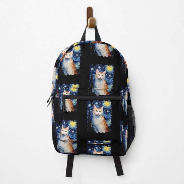 Item preview, Funny Turkish Van Cat Starry Night Illustration Mom Dad Kids designed and sold by rafaeltto.