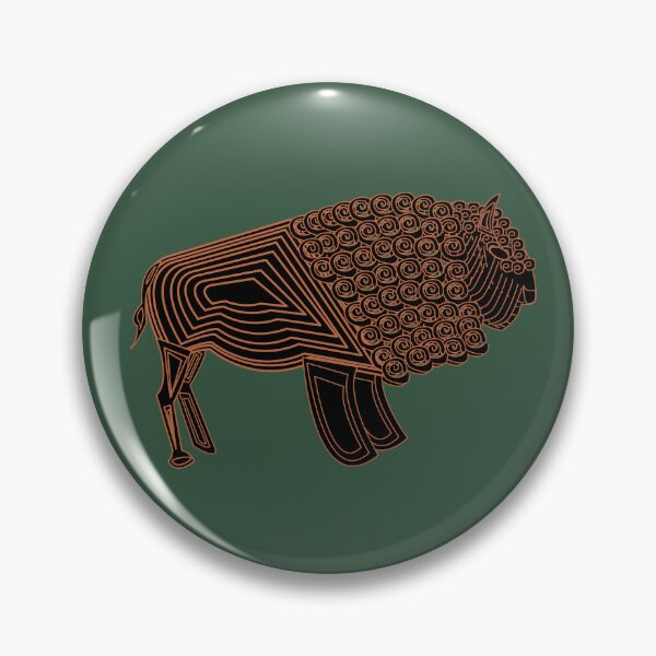 Item preview, Geometric Bison designed and sold by slgartistry.