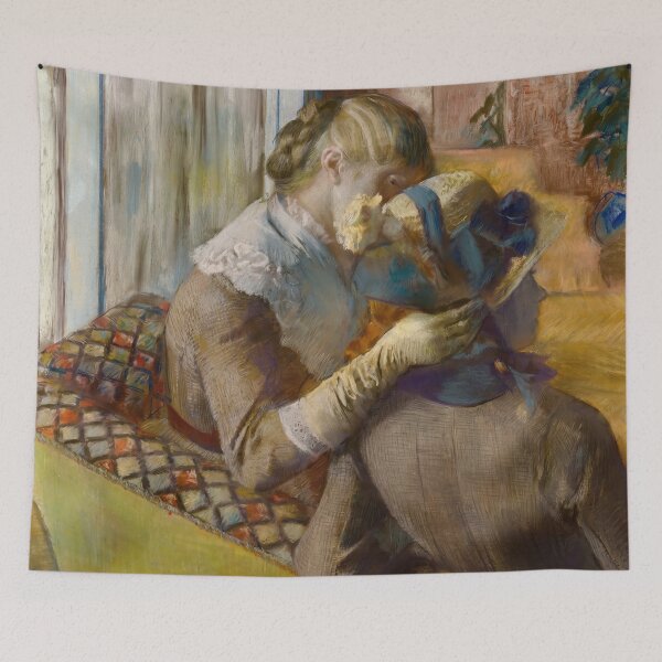 Item preview, Two Women Seated in Parisian Interior designed and sold by artofuniverse.