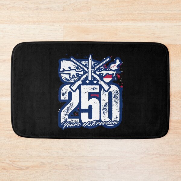 Item preview, 250 Years of Freedom USA Map Crossed Rifles — America 250 Patriotic Military Design designed and sold by GFamilyC.