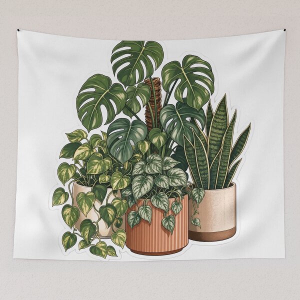 Item preview, Retro Houseplants For Proud Plant Parents designed and sold by StickyGuys.