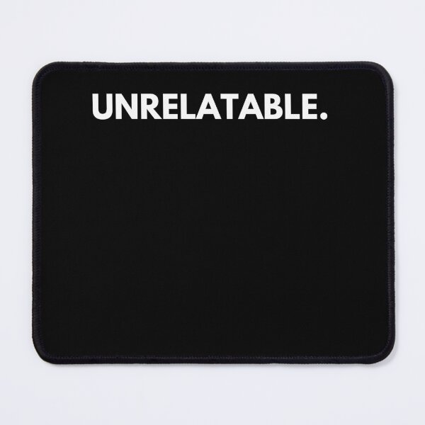 Item preview, Minimalist Unrelatable Back Print Aesthetic Text designed and sold by Sana-Hi.