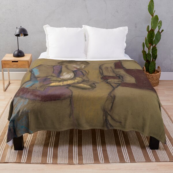 Item preview, Two Women in Pastel Repose designed and sold by artofuniverse.