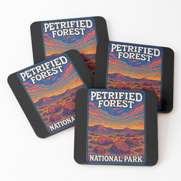 Item preview, Petrified Forest National Park Trippy Art Travel designed and sold by TomFrontierArt.