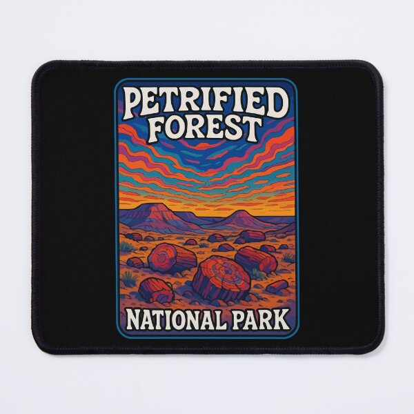 Item preview, Petrified Forest National Park Trippy Art Travel designed and sold by TomFrontierArt.