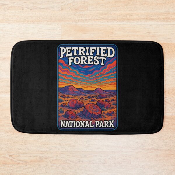 Item preview, Petrified Forest National Park Trippy Art Travel designed and sold by TomFrontierArt.
