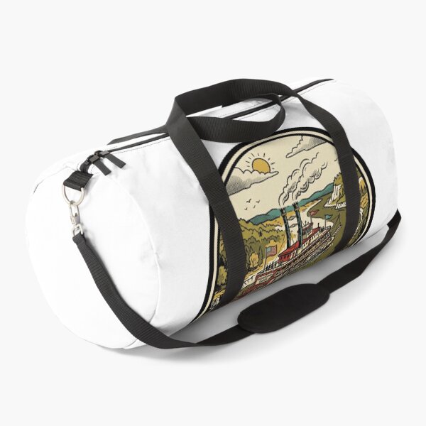 Item preview, Vintage Mississippi River Steamboat Retro Travel Art designed and sold by Paper Drip.