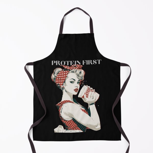 Artikelvorschau, Protein zuerst, lustiges Design für alle, die Gewichte heben entworfen und verkauft von BeautyFullMerch.