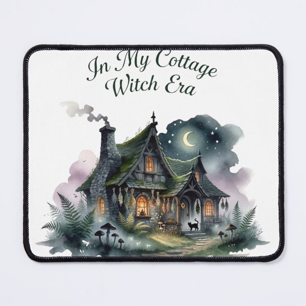 Item preview, In My Cottage Witch Era — Cottagecore Forest Cottage Shirt designed and sold by DreamelleStudio.