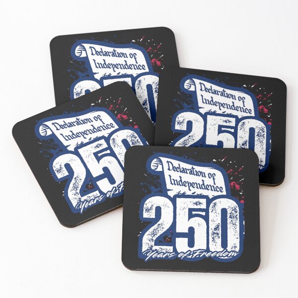 Item preview, Declaration of Independence 250 Years of Freedom — America 250 Patriotic Anniversary Design designed and sold by GFamilyC.