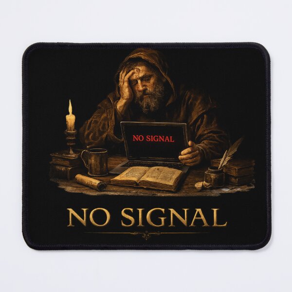 Item preview, No Signal Renaissance Tech Humor designed and sold by QuantumOasis.