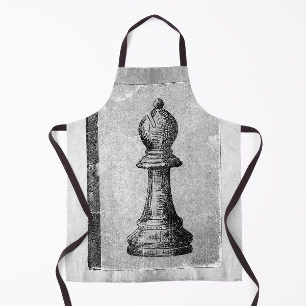 Item preview, Chess Bishop Notebook Sketch Dark Academia Ink Drawing Art designed and sold by Ghoul Enterprises.