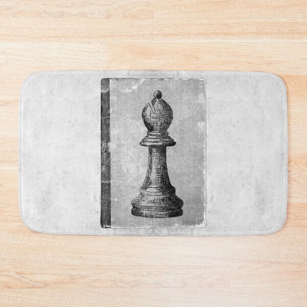 Item preview, Chess Bishop Notebook Sketch Dark Academia Ink Drawing Art designed and sold by Ghoul Enterprises.