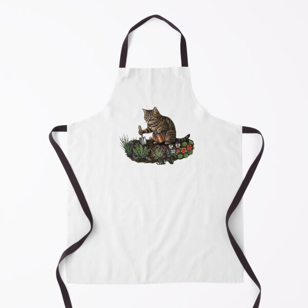 Item preview, The Little Garden Helper Cat  designed and sold by Northern Glow Art.