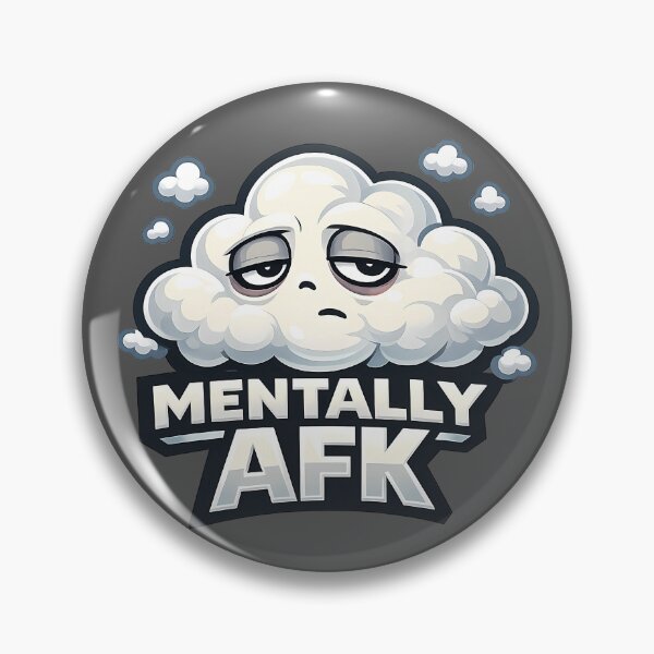 Item preview, MENTALLY AFK-Cloudy the LazyGum Origin designed and sold by lazygum.