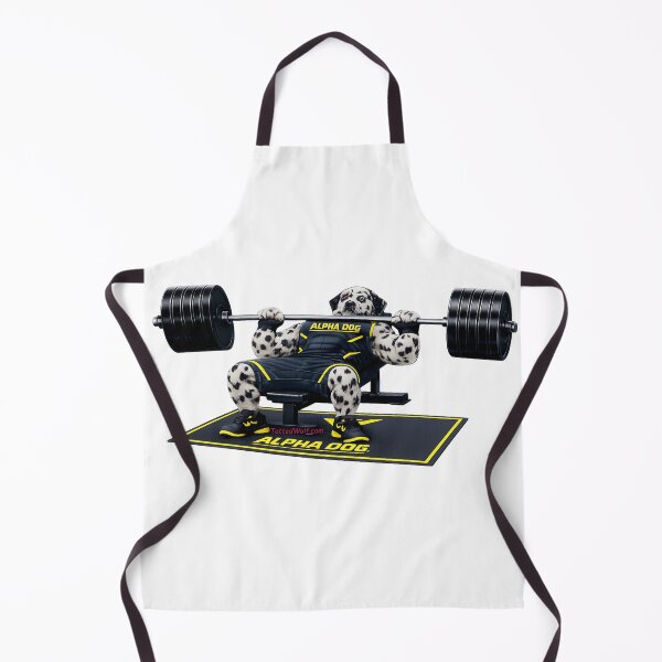 Item preview, Dalmatian Alpha Dog Crushing Bench Press designed and sold by TattedWolf.
