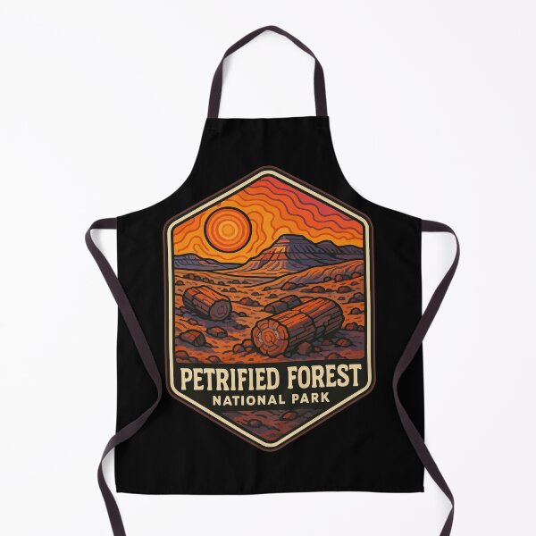 Item preview, Petrified Forest National Park Retro Trippy Travel designed and sold by TomFrontierArt.