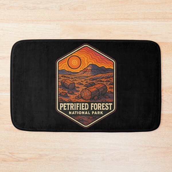 Item preview, Petrified Forest National Park Retro Trippy Travel designed and sold by TomFrontierArt.