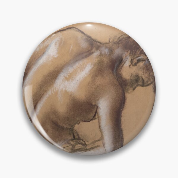 Item preview, Seated Bather Drying Herself Pastel Study designed and sold by artofuniverse.