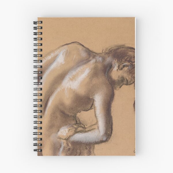 Item preview, Seated Bather Drying Herself Pastel Study designed and sold by artofuniverse.