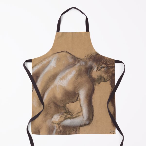 Item preview, Seated Bather Drying Herself Pastel Study designed and sold by artofuniverse.