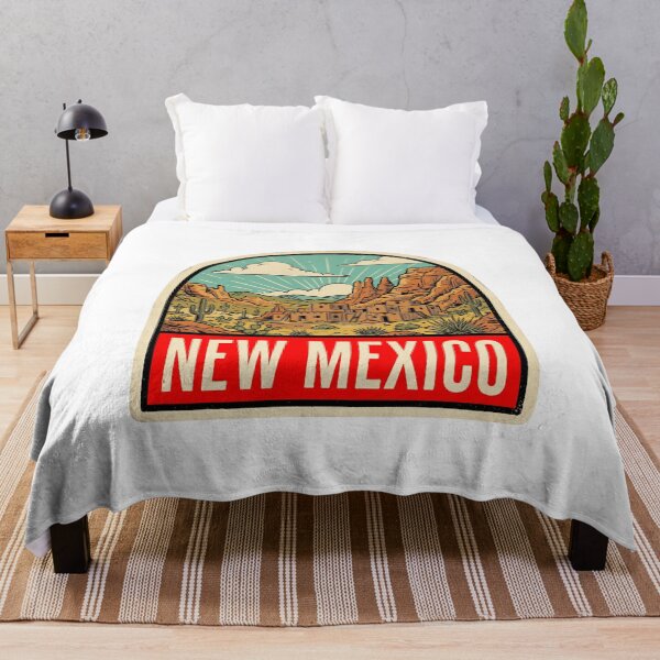 Item preview, Retro New Mexico Adobe Pueblo Desert Vintage Travel Badge designed and sold by Paper Drip.