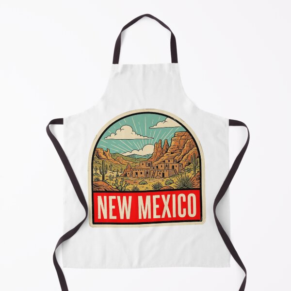 Item preview, Retro New Mexico Adobe Pueblo Desert Vintage Travel Badge designed and sold by Paper Drip.