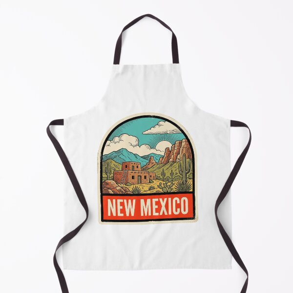 Item preview, Retro New Mexico Adobe Pueblo Desert Vintage Travel Badge designed and sold by Paper Drip.