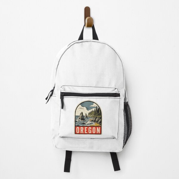 Item preview, Retro Oregon Coast Cannon Beach Vintage Travel Badge Design designed and sold by Paper Drip.