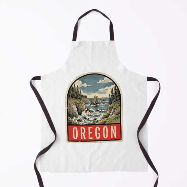 Item preview, Retro Oregon Coast Cannon Beach Vintage Travel Badge Design designed and sold by Paper Drip.