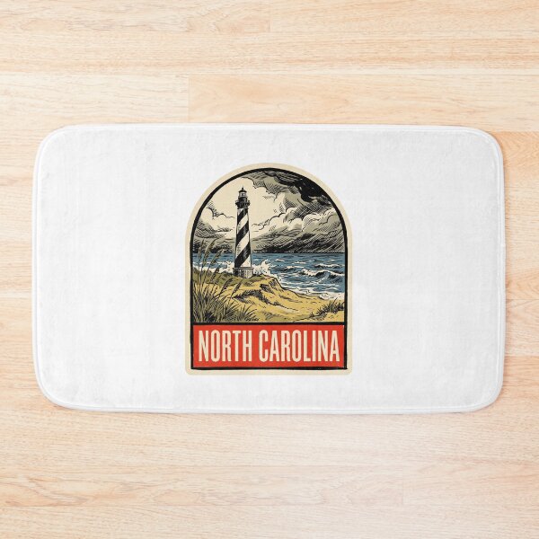 Item preview, Vintage North Carolina Outer Banks Lighthouse Retro Travel designed and sold by Paper Drip.