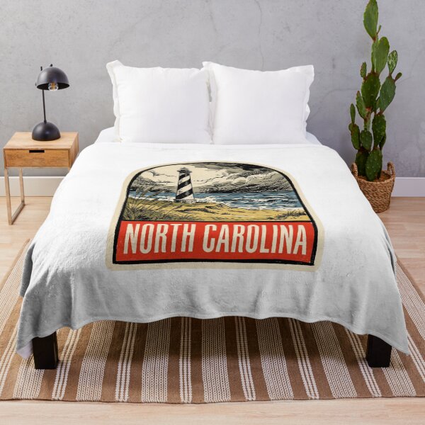 Item preview, Vintage North Carolina Outer Banks Lighthouse Retro Travel designed and sold by Paper Drip.